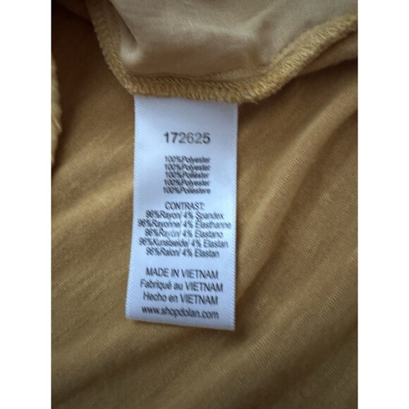 Anthropologie Dolan Left Coast Collection Steinbeck Tunic Top Mustard XS - Picture 6 of 6